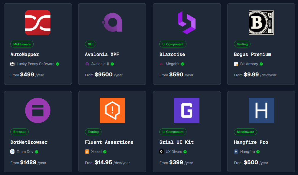 pkgstore.io directory screenshot
